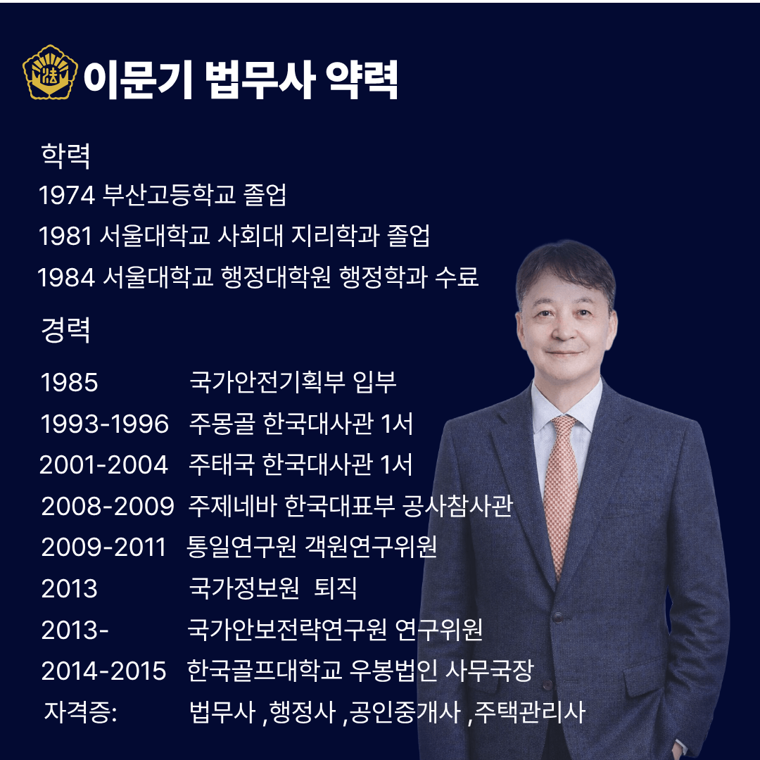 이문기 법무사 약력